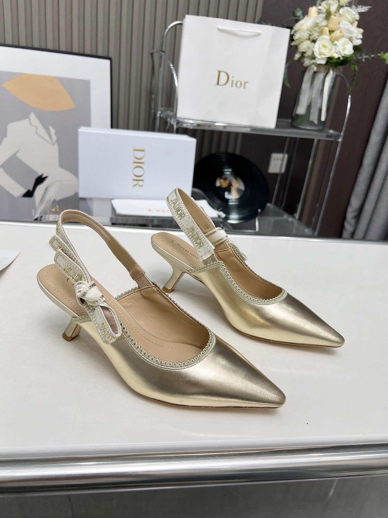 COCO-- 4ior KCV163LAL_S71K sheepskin Heel height： 6.5CM item:D-X000J1727